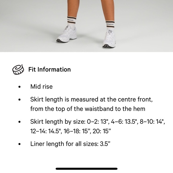 Lululemon pace rival MR skirt *long - Picture 4 of 10